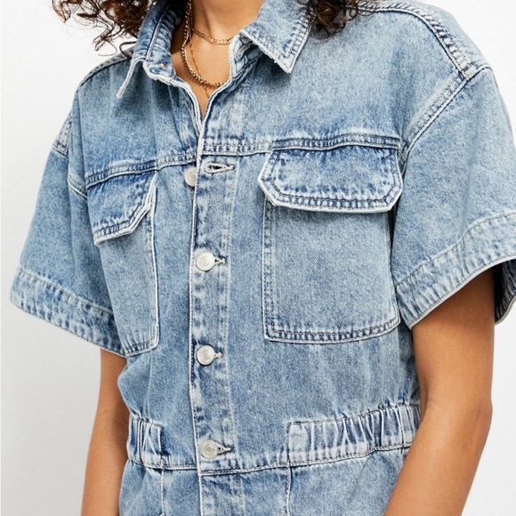 Free people Marci Coverall (light denim ) - Picture 3 of 12
